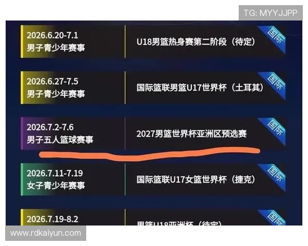 2026年全国篮球赛比赛表及赛程安排详解